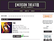 Tablet Screenshot of emersontheater.com